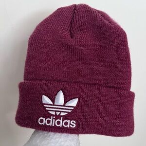 Adidas Maroon Knit Beanie